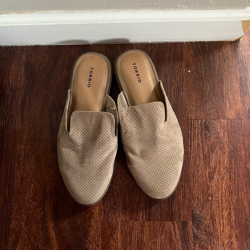 Beige mules from Torrid